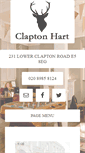 Mobile Screenshot of claptonhart.com